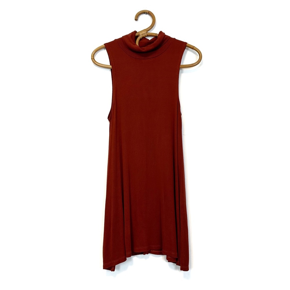 Anthropologie | Postmark | Ribbed Sleeveless Turtleneck Top Size M